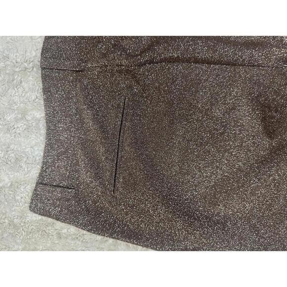 Scotch & Soda gold metallic Lurex tailored pants Size XS - Picture 9 of 9